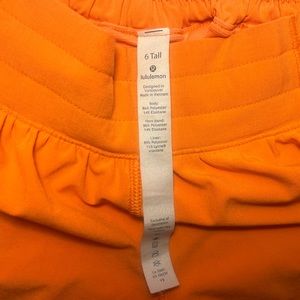 Neon Orange Lululemon, Size 6 Tall